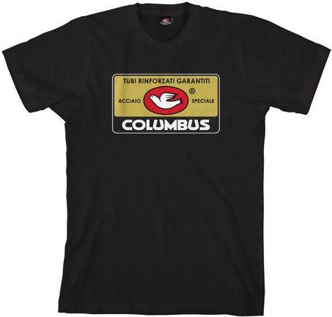 Columbus Label black t-shirt cycling apparel